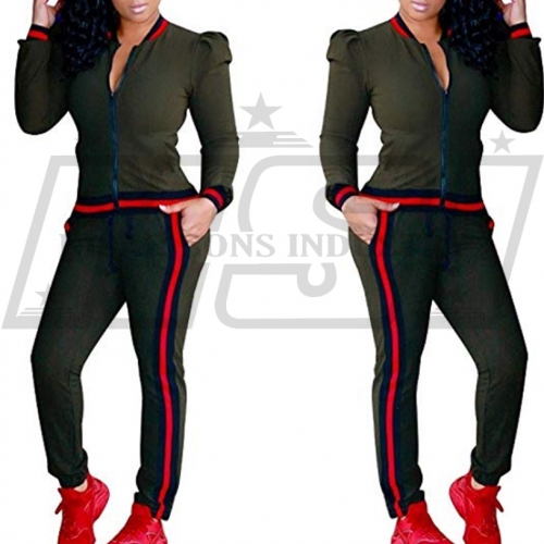 Fitness fashion ladies tracksuit 