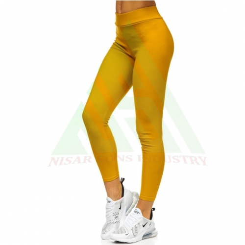 Gym legging cotton polyester leggings