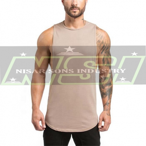 Custom made gym tank top men,