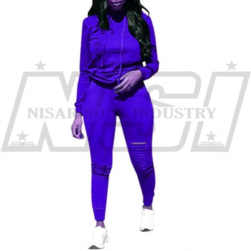 Blue fashion fitnes tracksuit 2020