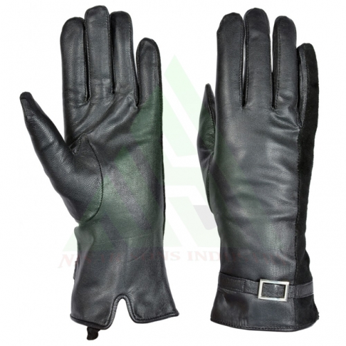 Soft and comfortable leather fashion gloves