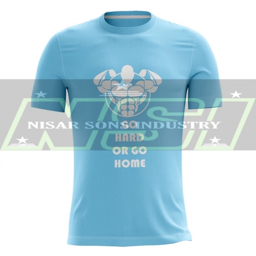Men Gym print Custom Pima Cotton t shirt manufacturer
