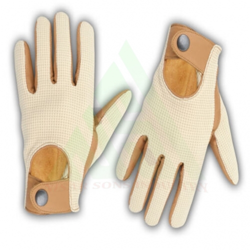 Unisex leather fashion gloves