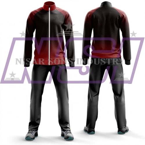 Sublimation design sports men tracksuit
