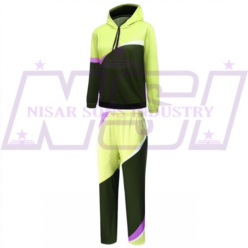 Wholesale cheap price top quality ladies tracksuit