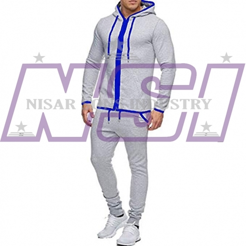 Gray hot men gym tracksuit 